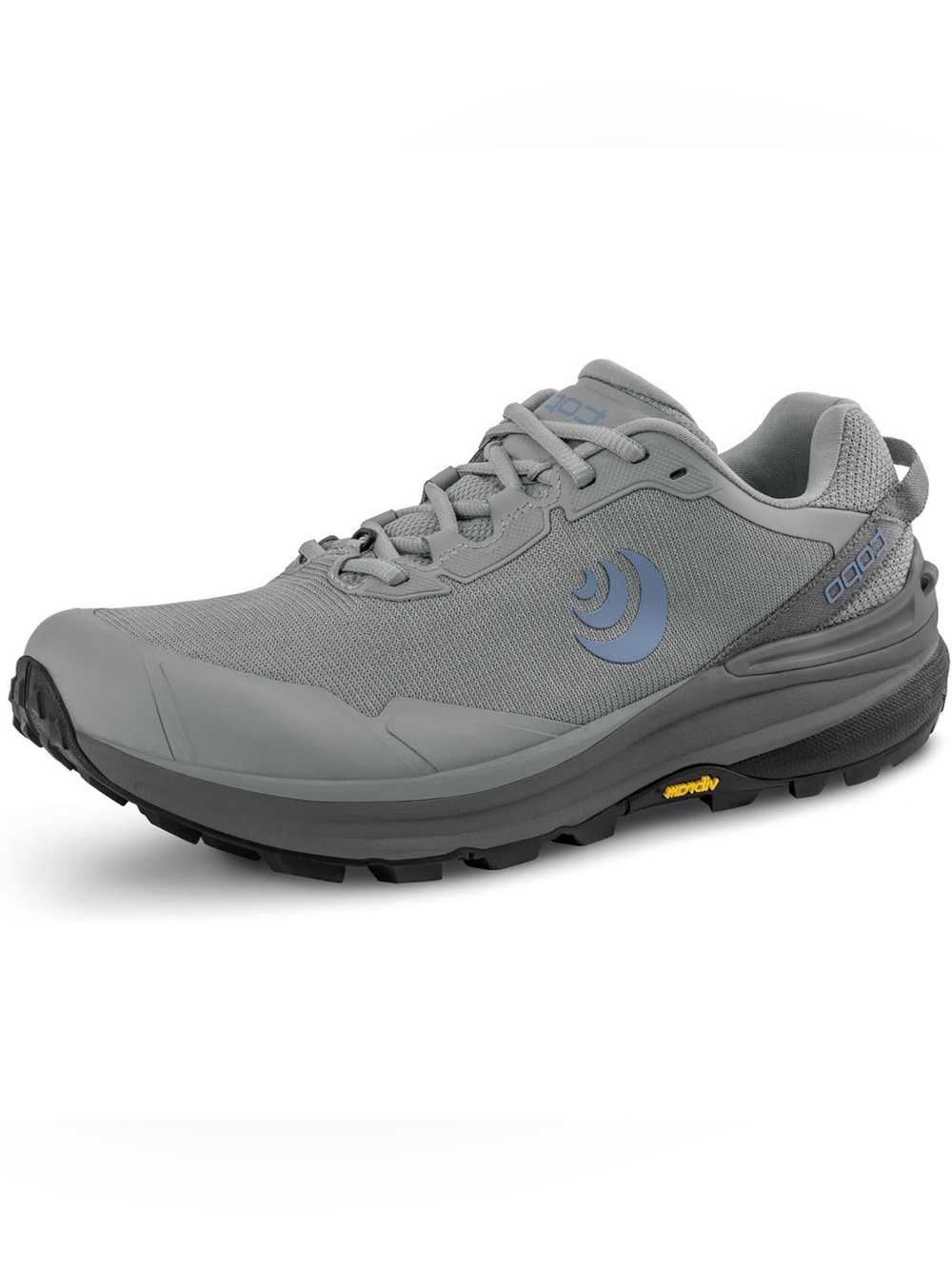 Women's Gray Athletic Trail Shoe with Subtle Blue Accent